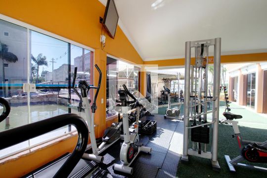 Área comum - Academia de apartamento para alugar com 2 quartos, 48m² em Vossoroca, Votorantim