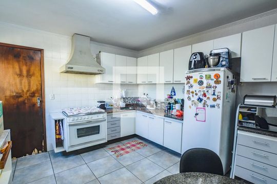 Cozinha de casa à venda com 3 quartos, 308m² em Jardim Bela Vista, Santo André