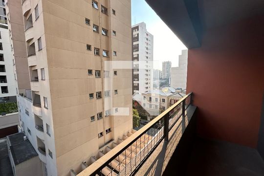 Vista da Varanda de apartamento à venda com 1 quarto, 26m² em Perdizes, São Paulo