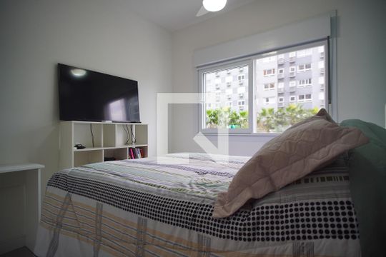 Quarto 1 - Suíte de apartamento à venda com 3 quartos, 67m² em São Sebastião, Porto Alegre