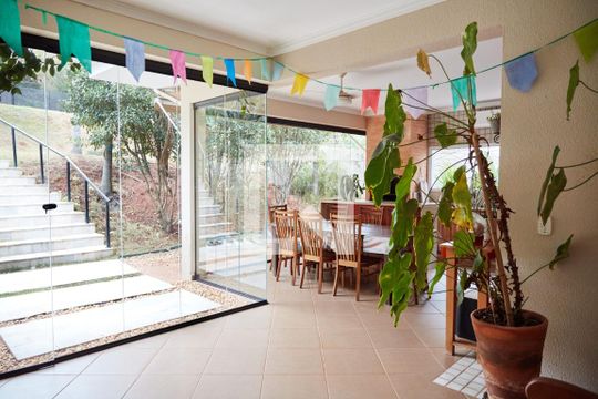 Área Externa de casa de condomínio à venda com 4 quartos, 550m² em Cidade Universitária, Campinas