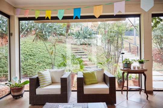 Área Externa de casa de condomínio à venda com 4 quartos, 550m² em Cidade Universitária, Campinas