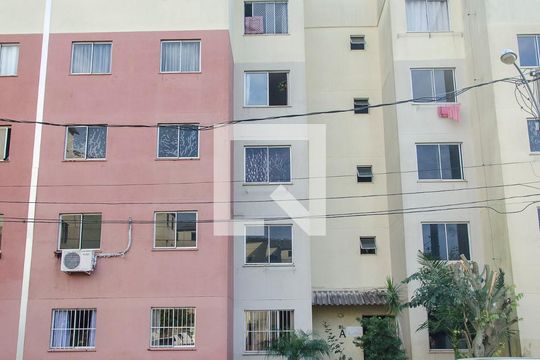 Fachada do bloco de apartamento para alugar com 2 quartos, 43m² em Mato Grande, Canoas