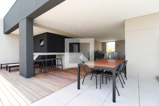 Área comum de apartamento para alugar com 1 quarto, 36m² em Indianópolis, São Paulo