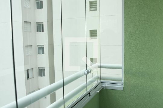 Varanda da Sala de apartamento à venda com 2 quartos, 52m² em Alves Dias, São Bernardo do Campo