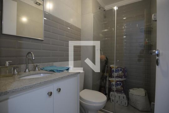 Banheiro de apartamento à venda com 2 quartos, 59m² em Jardim da Gloria, São Paulo
