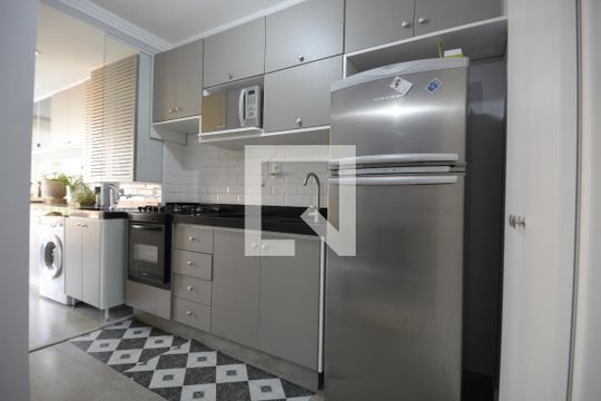 Cozinha de apartamento à venda com 2 quartos, 59m² em Jardim da Gloria, São Paulo