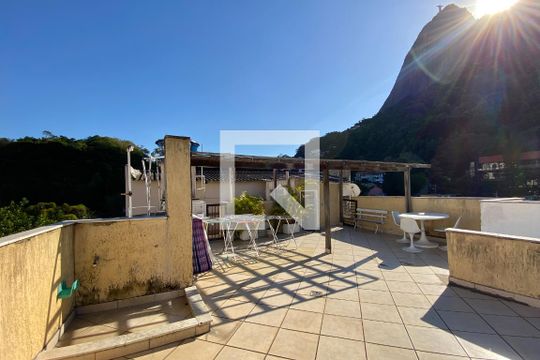 Área externa de apartamento à venda com 5 quartos, 391m² em Humaitá, Rio de Janeiro