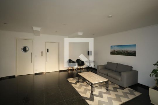 Área comum - hall de apartamento para alugar com 3 quartos, 110m² em Aclimação, São Paulo