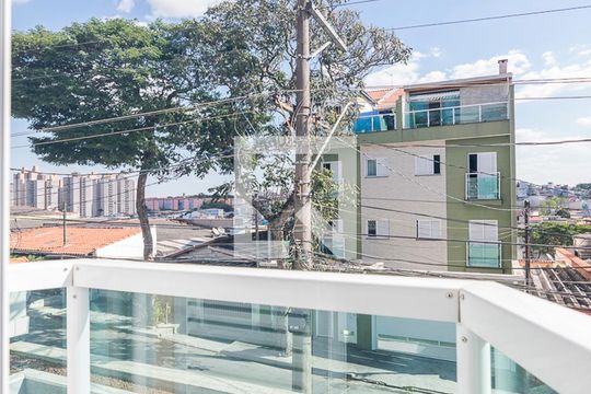 Varanda da Suite de apartamento para alugar com 2 quartos, 50m² em Parque Novo Oratório, Santo André