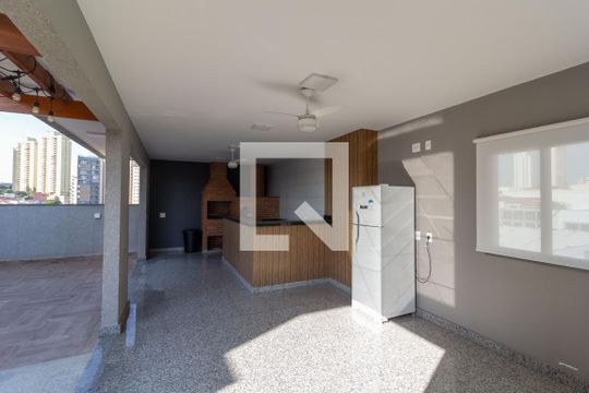 Área comum - Churrasqueira de apartamento para alugar com 1 quarto, 52m² em Vila Gomes Cardim, São Paulo