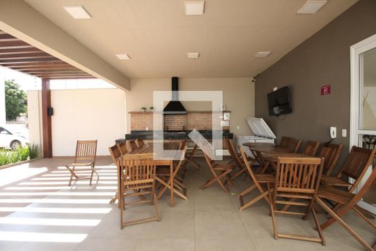 Área comum - Churrasqueira de apartamento para alugar com 2 quartos, 42m² em Jardim Monte Alegre, Taboão da Serra
