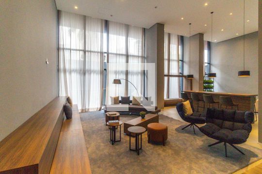  Área comum/Salão de festas de kitnet/studio à venda com 1 quarto, 27m² em Vila Mariana, São Paulo