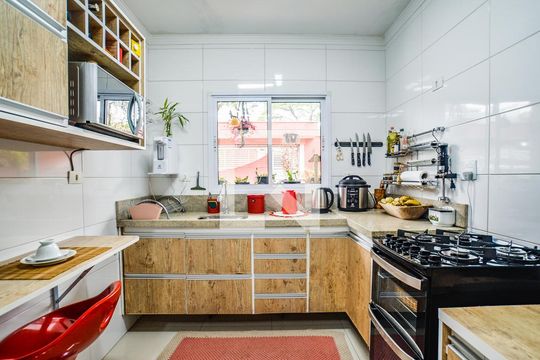 Cozinha de casa à venda com 3 quartos, 110m² em Vila Marina, Santo André