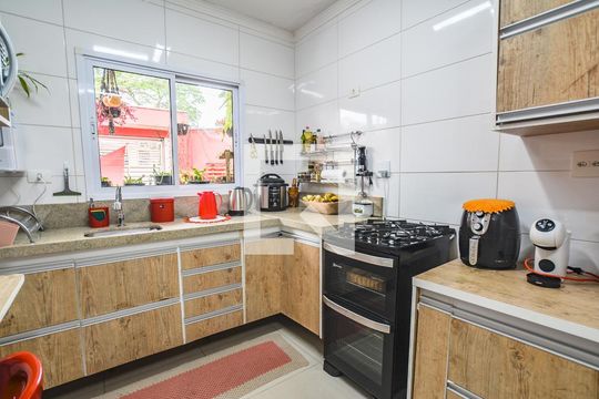Cozinha de casa à venda com 3 quartos, 110m² em Vila Marina, Santo André