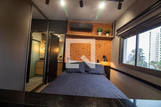 Quarto - Studio de kitnet/studio à venda com 1 quarto, 27m² em Chácara Santo Antônio (zona Sul), São Paulo