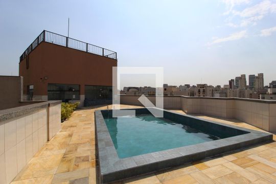 Área Comum - Piscina de kitnet/studio à venda com 1 quarto, 37m² em Indianópolis, São Paulo