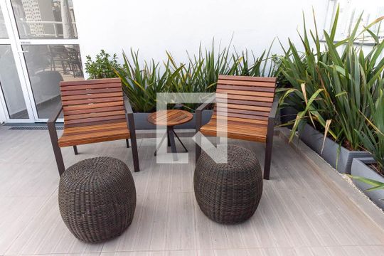 Área comum - Solarium de apartamento à venda com 1 quarto, 30m² em Barra Funda, São Paulo