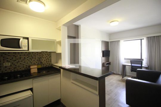 Entrada de apartamento para alugar com 1 quarto, 32m² em Itaim Bibi, São Paulo