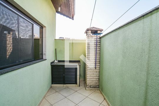 Área de Serviço/Quintal de casa à venda com 3 quartos, 202m² em Vila Alzira, Santo André
