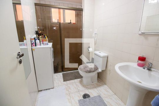 Banheiro da Suíte de apartamento à venda com 2 quartos, 59m² em Jardim Vilas Boas, São Paulo