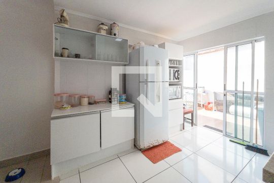Cozinha de casa de condomínio para alugar com 3 quartos, 199m² em Fazenda Santana, Valinhos