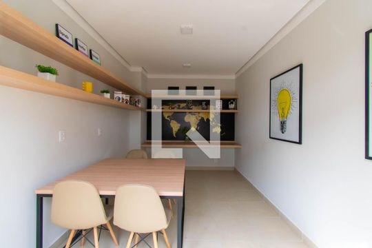 Área comum - Coworking de apartamento à venda com 1 quarto, 27m² em Jardim Planalto, São Paulo