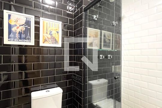 Banheiro Corredor de apartamento para alugar com 2 quartos, 92m² em Vila Parque Jabaquara, São Paulo