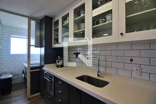 Cozinha de apartamento à venda com 2 quartos, 81m² em Independência, São Bernardo do Campo