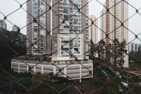 Vista da Varanda da Sala de apartamento à venda com 3 quartos, 163m² em Vila Andrade, São Paulo
