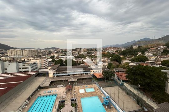 Vista da Sala de apartamento para alugar com 2 quartos, 55m² em Cascadura, Rio de Janeiro