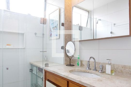 Banheiro Quarto 1 suíte de apartamento à venda com 2 quartos, 85m² em São Conrado, Rio de Janeiro
