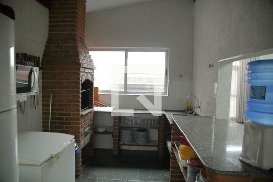 Área comum - Churrasqueira de apartamento para alugar com 2 quartos, 58m² em Baeta Neves, São Bernardo do Campo