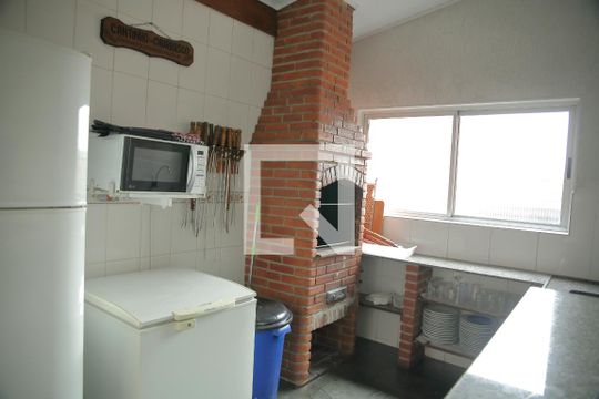 Área comum - Churrasqueira de apartamento para alugar com 2 quartos, 58m² em Baeta Neves, São Bernardo do Campo