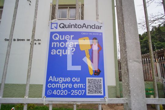 Placa de apartamento à venda com 2 quartos, 62m² em Cristo Redentor, Porto Alegre
