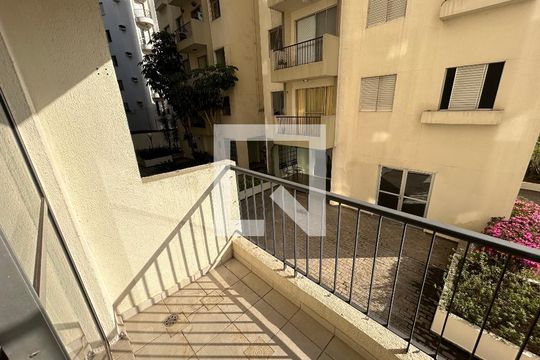 Varanda da Sala de apartamento para alugar com 2 quartos, 58m² em Alto de Pinheiros, São Paulo