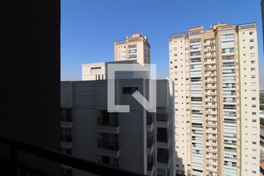 Studio - Varanda de kitnet/studio para alugar com 1 quarto, 25m² em Santana, São Paulo