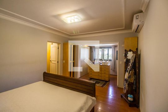 Suíte master de casa de condomínio para alugar com 4 quartos, 385m² em Residencial Seis (alphaville), Santana de Parnaíba