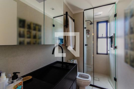 Banheiro de apartamento à venda com 1 quarto, 50m² em Vila Mariana, São Paulo