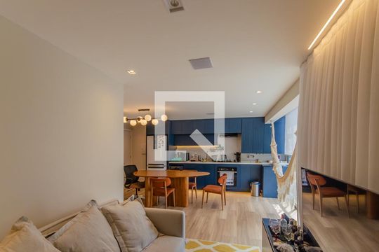 Sala de apartamento à venda com 1 quarto, 50m² em Vila Mariana, São Paulo