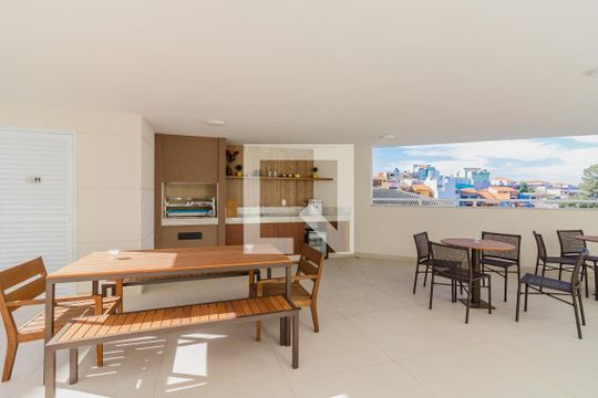 Área comum - Churrasqueira de apartamento para alugar com 2 quartos, 75m² em Vila Apiai, Santo André