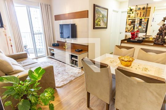 Sala de apartamento à venda com 2 quartos, 55m² em Belenzinho, São Paulo