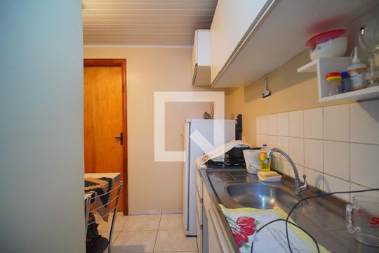 Cozinha de apartamento à venda com 2 quartos, 38m² em Canudos, Novo Hamburgo