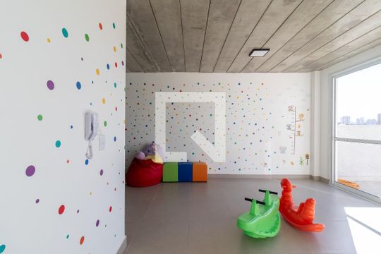 Cobertura - Brinquedoteca de apartamento para alugar com 1 quarto, 35m² em Chora Menino, São Paulo