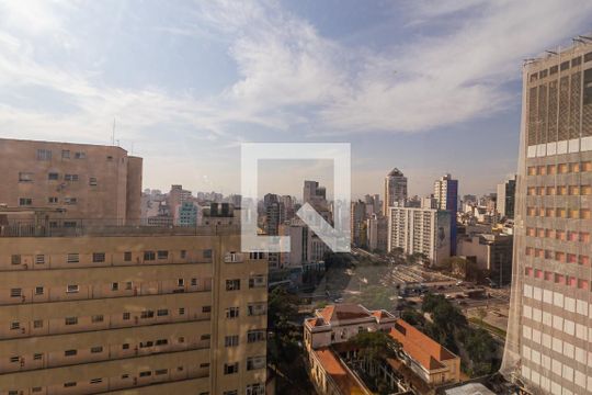 Vista de kitnet/studio à venda com 1 quarto, 24m² em Consolação, São Paulo