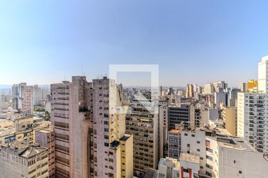 Vista da Sala de apartamento à venda com 1 quarto, 50m² em Campos Elíseos, São Paulo