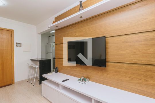 Sala de apartamento para alugar com 1 quarto, 40m² em Monte Castelo, São José dos Campos
