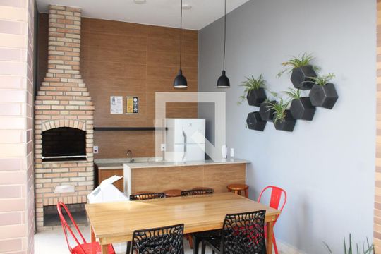 Área comum - Churrasqueira de apartamento para alugar com 1 quarto, 31m² em Várzea da Barra Funda, São Paulo
