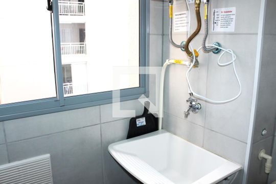 Área de Serviço de apartamento para alugar com 1 quarto, 31m² em Várzea da Barra Funda, São Paulo