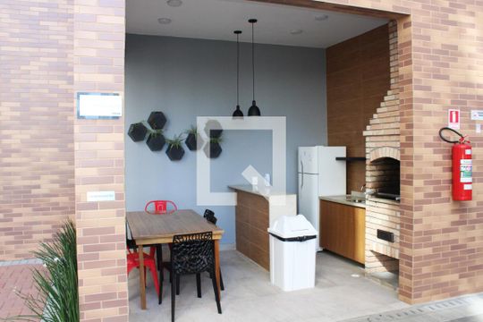 Área comum - Churrasqueira de apartamento para alugar com 1 quarto, 31m² em Várzea da Barra Funda, São Paulo